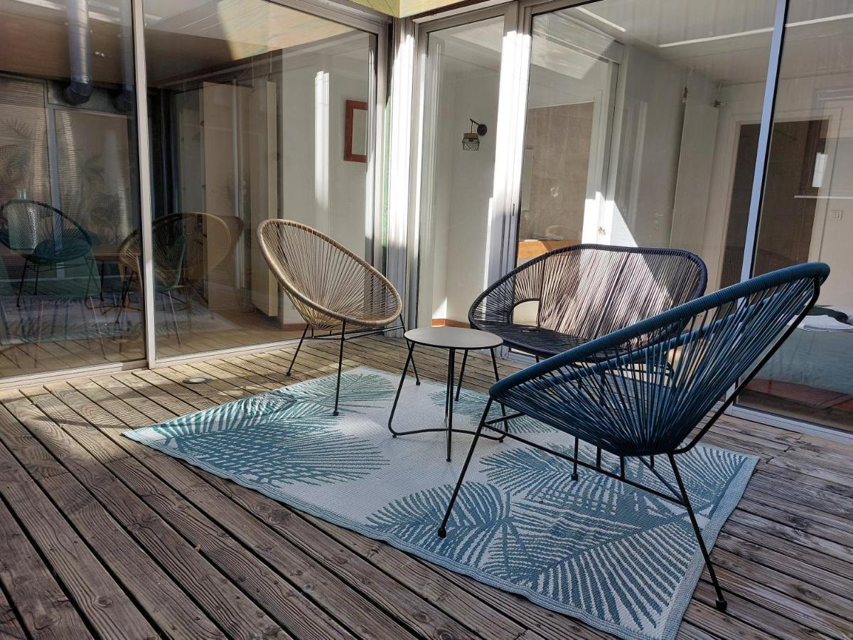 Le Peyrot*** Coeur De Ville 55M² Avec Patio โรเดซ ภายนอก รูปภาพ